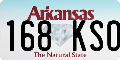 AR license plate 168KSO