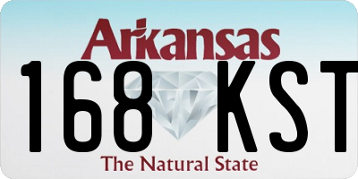 AR license plate 168KST