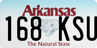 AR license plate 168KSU