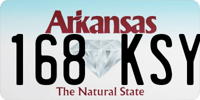 AR license plate 168KSY
