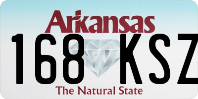 AR license plate 168KSZ