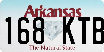 AR license plate 168KTB