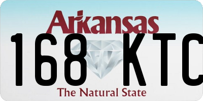 AR license plate 168KTC