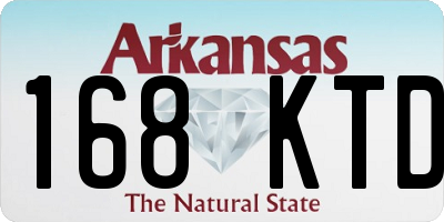 AR license plate 168KTD
