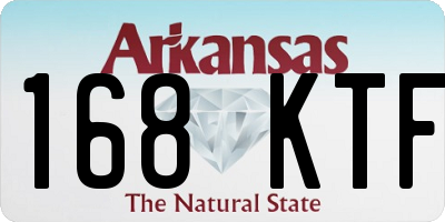 AR license plate 168KTF
