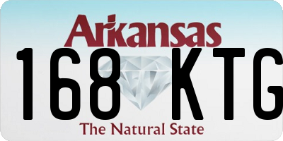 AR license plate 168KTG