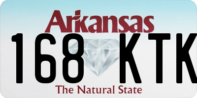 AR license plate 168KTK