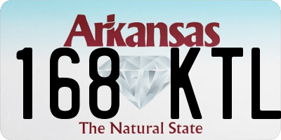 AR license plate 168KTL