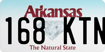 AR license plate 168KTN