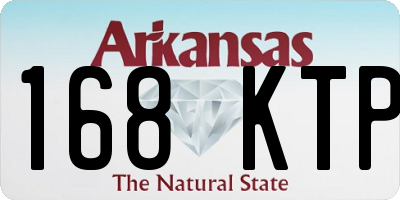 AR license plate 168KTP