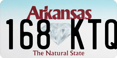 AR license plate 168KTQ