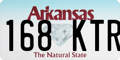 AR license plate 168KTR