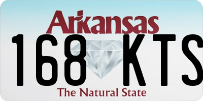 AR license plate 168KTS