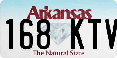 AR license plate 168KTV