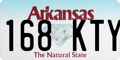 AR license plate 168KTY