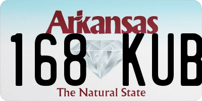 AR license plate 168KUB
