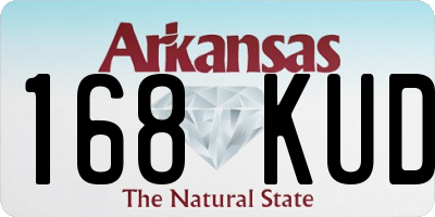 AR license plate 168KUD