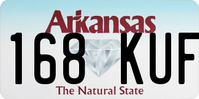 AR license plate 168KUF