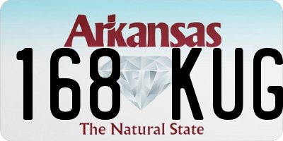 AR license plate 168KUG