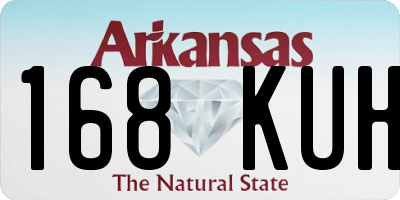AR license plate 168KUH