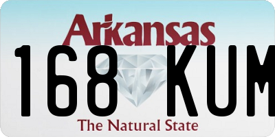 AR license plate 168KUM