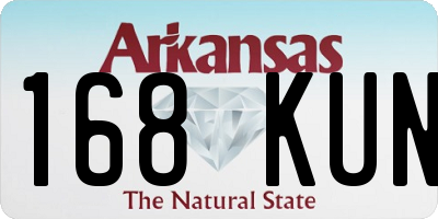 AR license plate 168KUN