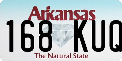 AR license plate 168KUQ