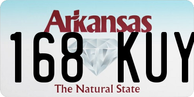 AR license plate 168KUY