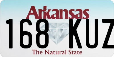 AR license plate 168KUZ