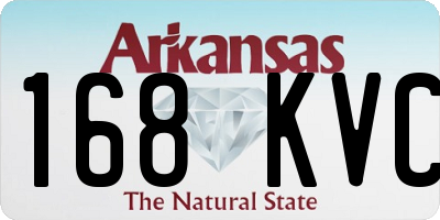 AR license plate 168KVC