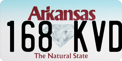 AR license plate 168KVD