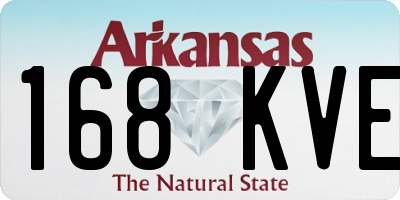 AR license plate 168KVE