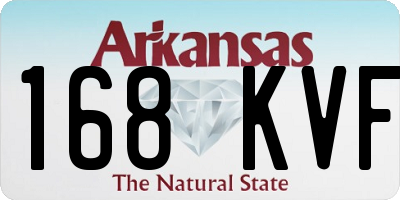 AR license plate 168KVF