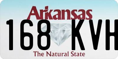AR license plate 168KVH