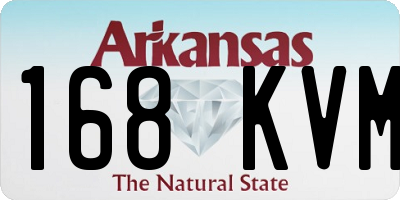 AR license plate 168KVM