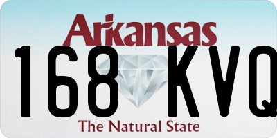 AR license plate 168KVQ