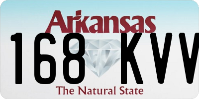 AR license plate 168KVV