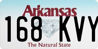 AR license plate 168KVY