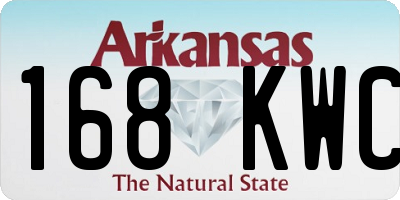 AR license plate 168KWC