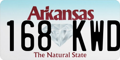 AR license plate 168KWD
