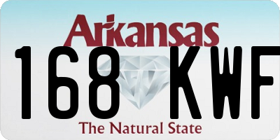AR license plate 168KWF