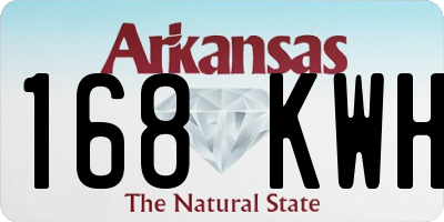 AR license plate 168KWH
