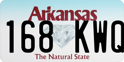 AR license plate 168KWQ
