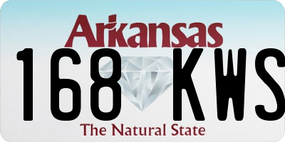 AR license plate 168KWS