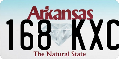 AR license plate 168KXC