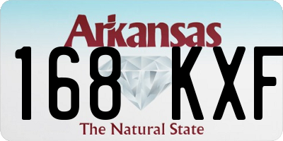 AR license plate 168KXF