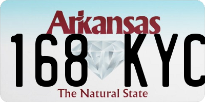 AR license plate 168KYC