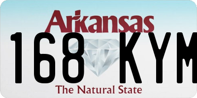 AR license plate 168KYM