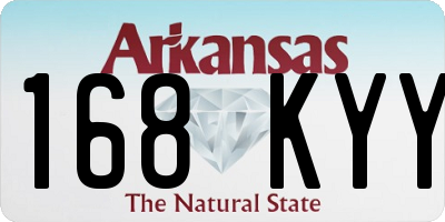 AR license plate 168KYY