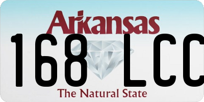 AR license plate 168LCC